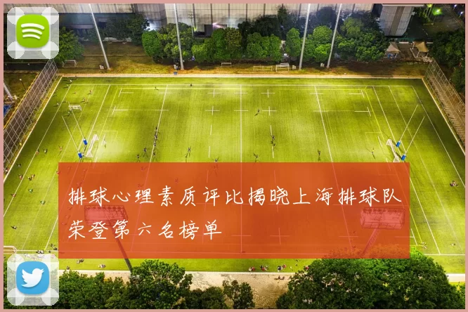 排球心理素质评比揭晓上海排球队荣登第六名榜单