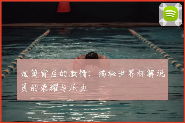 话筒背后的激情:揭秘世界杯解说员的荣耀与压力