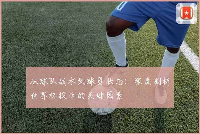 从球队战术到球员状态:深度剖析世界杯投注的关键因素