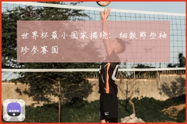 世界杯最小国家揭晓:细数那些袖珍参赛国
