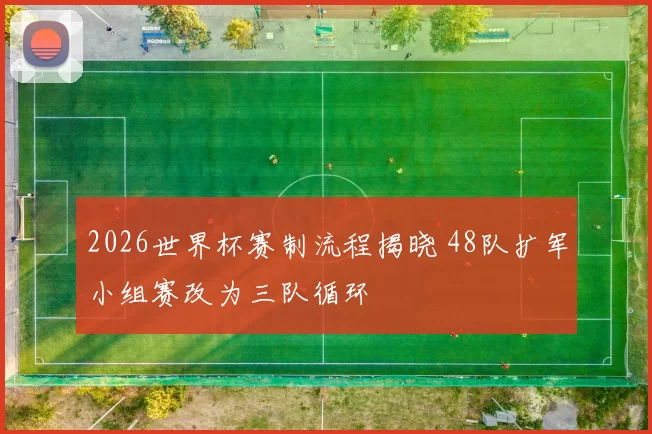 2026世界杯赛制流程揭晓 48队扩军小组赛改为三队循环